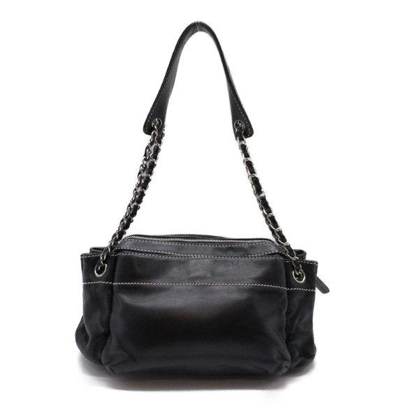 Chanel Lambskin Bag Shoulder Chain Black - Picture 1 of 10